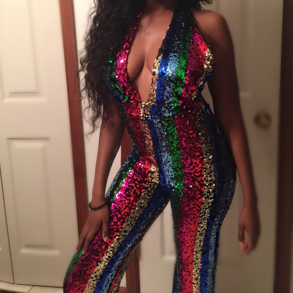 Sequins jumpsuit